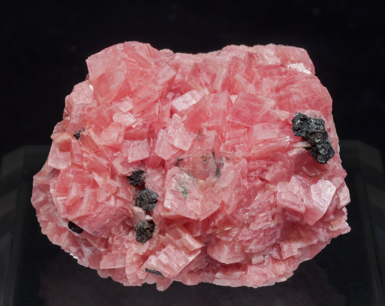 Rhodochrosite with Sphalerite - Manuelita Mine, ↓1400 m., Morococha ...