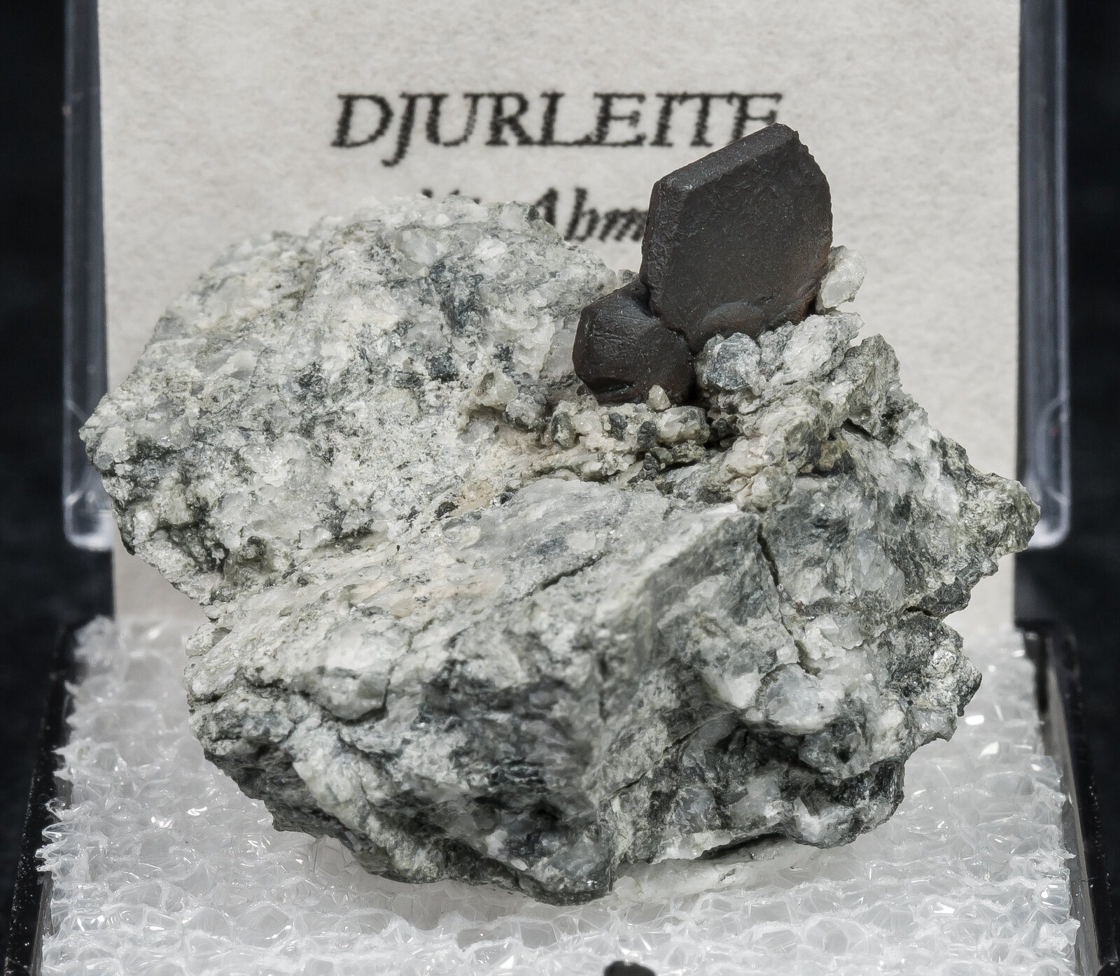 Djurleite Chalcocite Intergrowth On Calcite Aït Ahmane Auxiliary