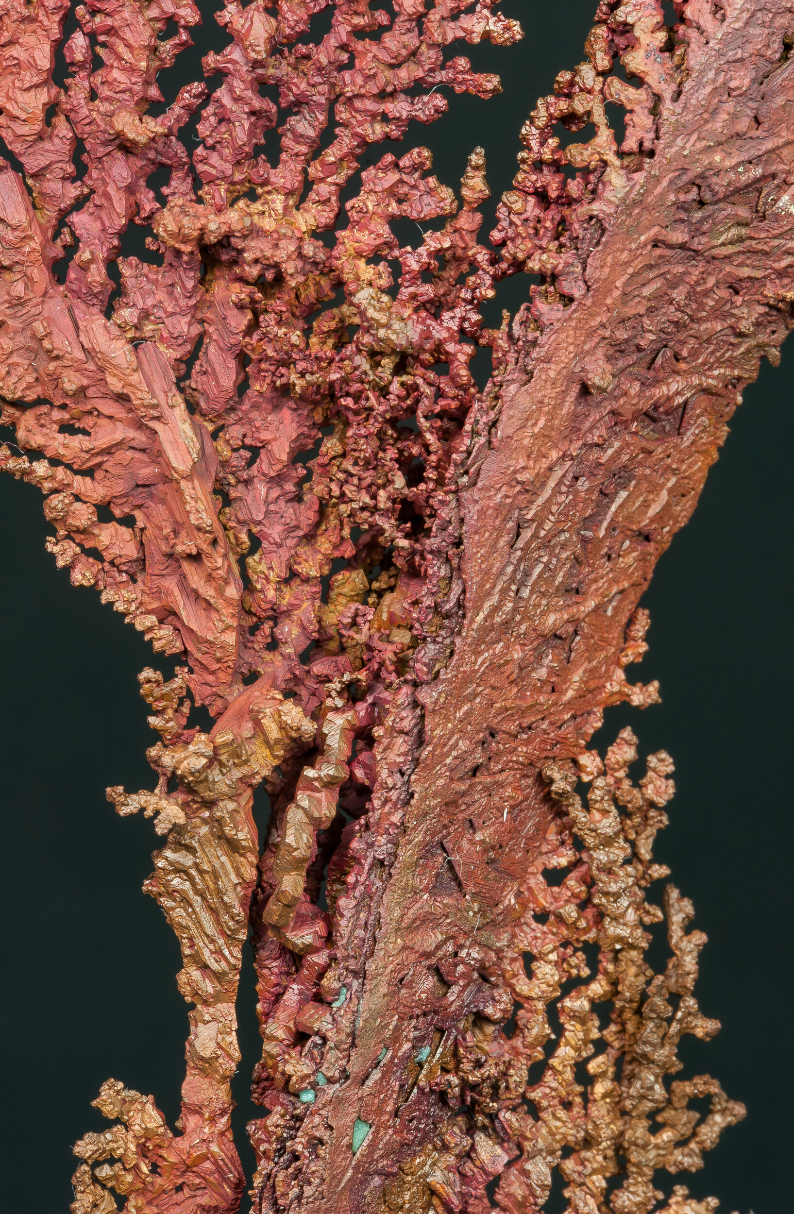 Copper With Cuprite - White Pine Mine, White Pine, Ontonagon County ...