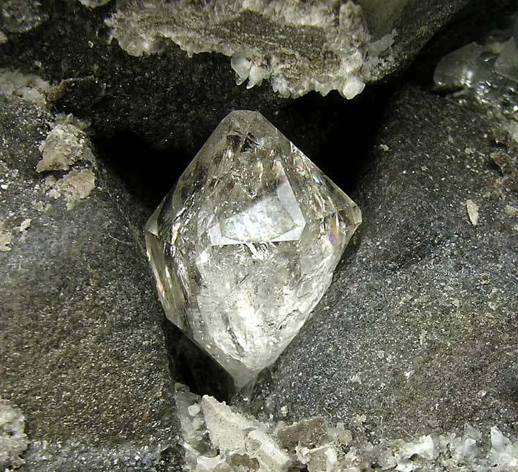 Doubly terminated Quartz - Rémuzat, Nyons, Drôme, Auvergne-Rhône-Alpes ...