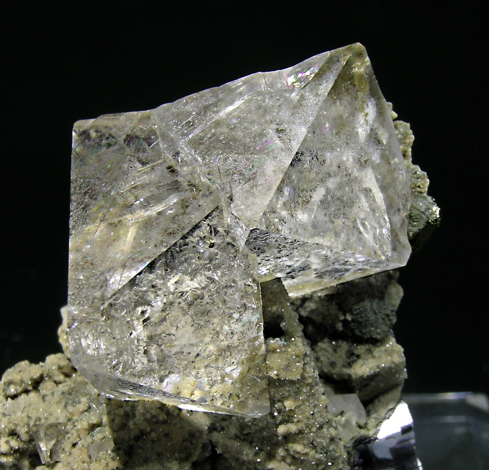 Octahedral Fluorite With Galena And Siderite - Second Sovetskii Mine ...