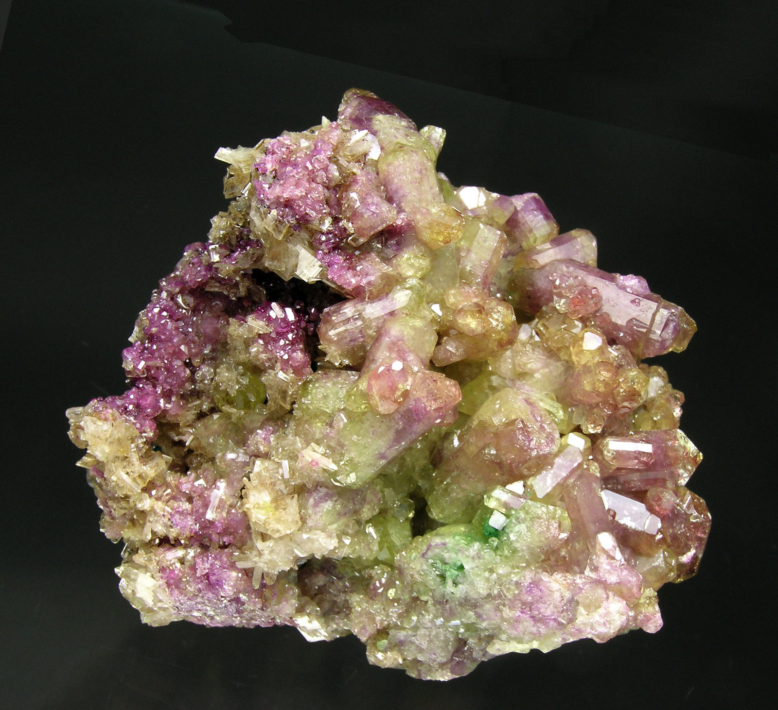 Vesuvianite with Diopside - Jeffrey Mine, ↓200 m, Asbestos, Les Sources ...