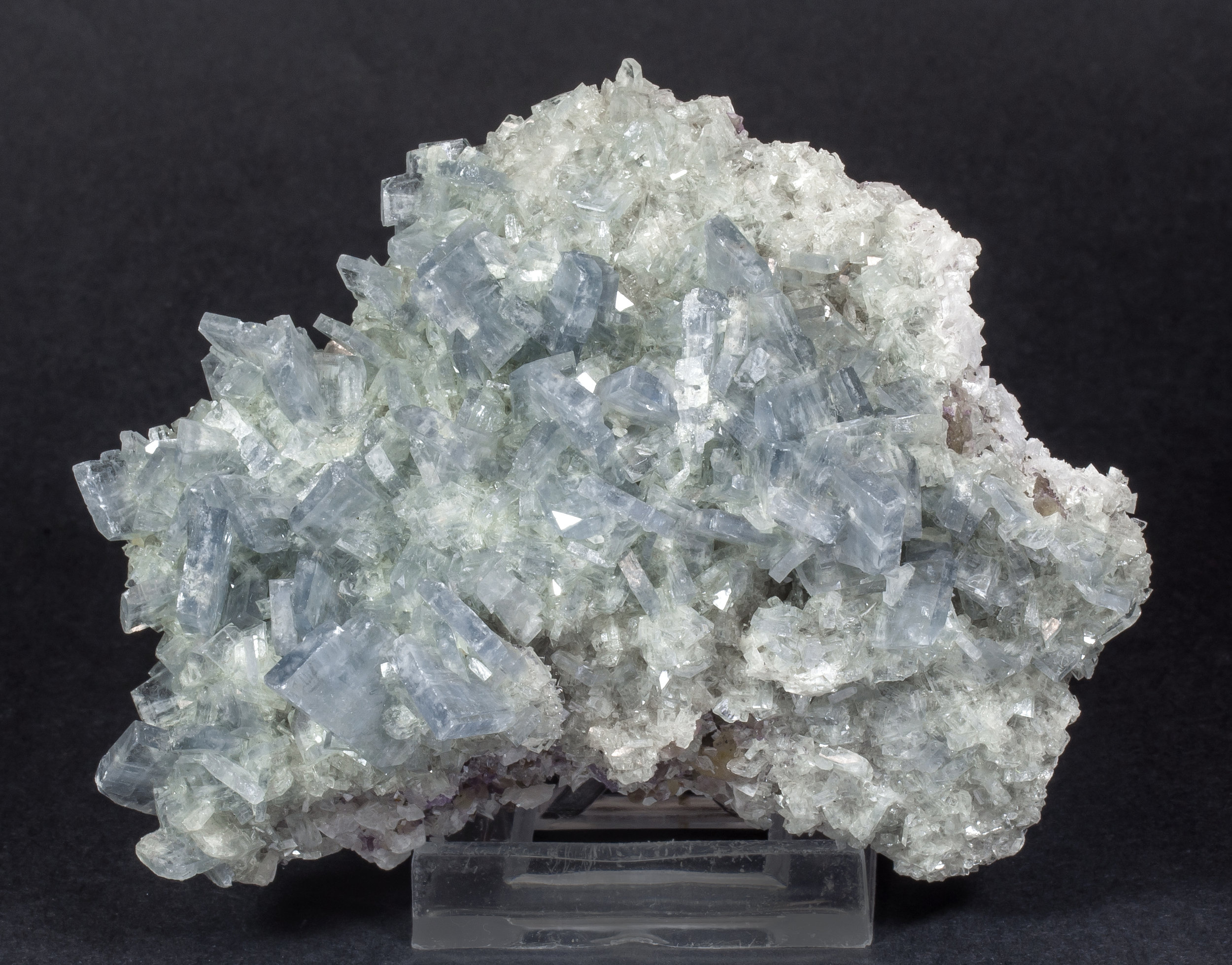 Baryte With Calcite, Dolomite And Fluorite - Moscona Mine, "Corte Del ...